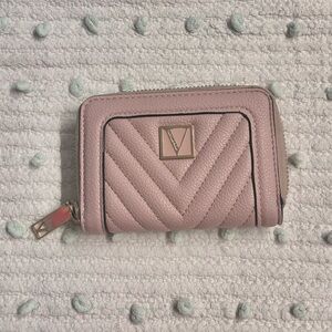 Victoria's Secret V quilt pink-purple wallet